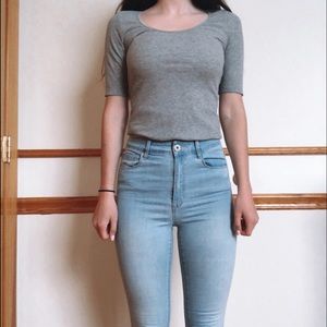 Pacsun High Waisted Jeans - Light Wash